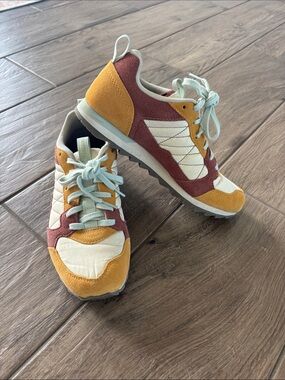 Merrell Colorblock Casual Suede & Canvas Sneakers
